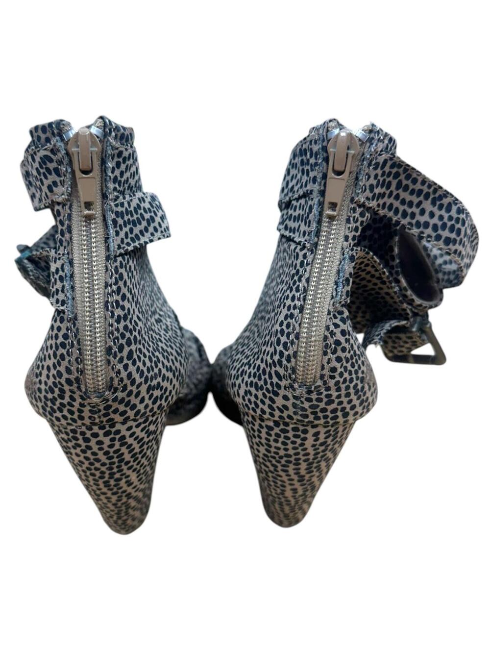 Blowfish Micro Leopard Cut Out Wedge Booties - Picture 6 of 7